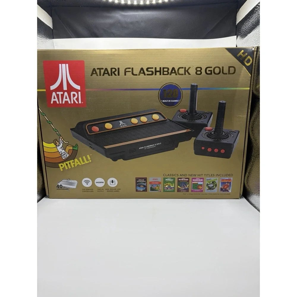 Atari Flashback 8 40th Anniversary Gold Deluxe HD Console